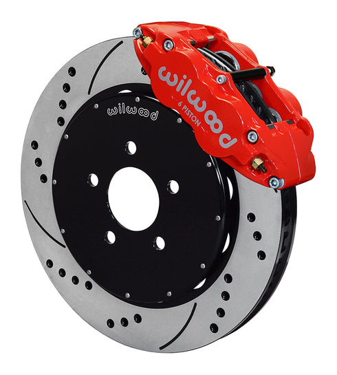 Wilwood 6-Piston Big Brake Kit, Street/AutoX. (Fits 87-93 with SN95 Spindles)